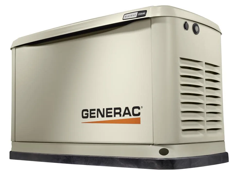 Generac Guardian Series 70422 22/19.5kW Air-Cooled Standby Generator with Wi-Fi Alum Enclosure