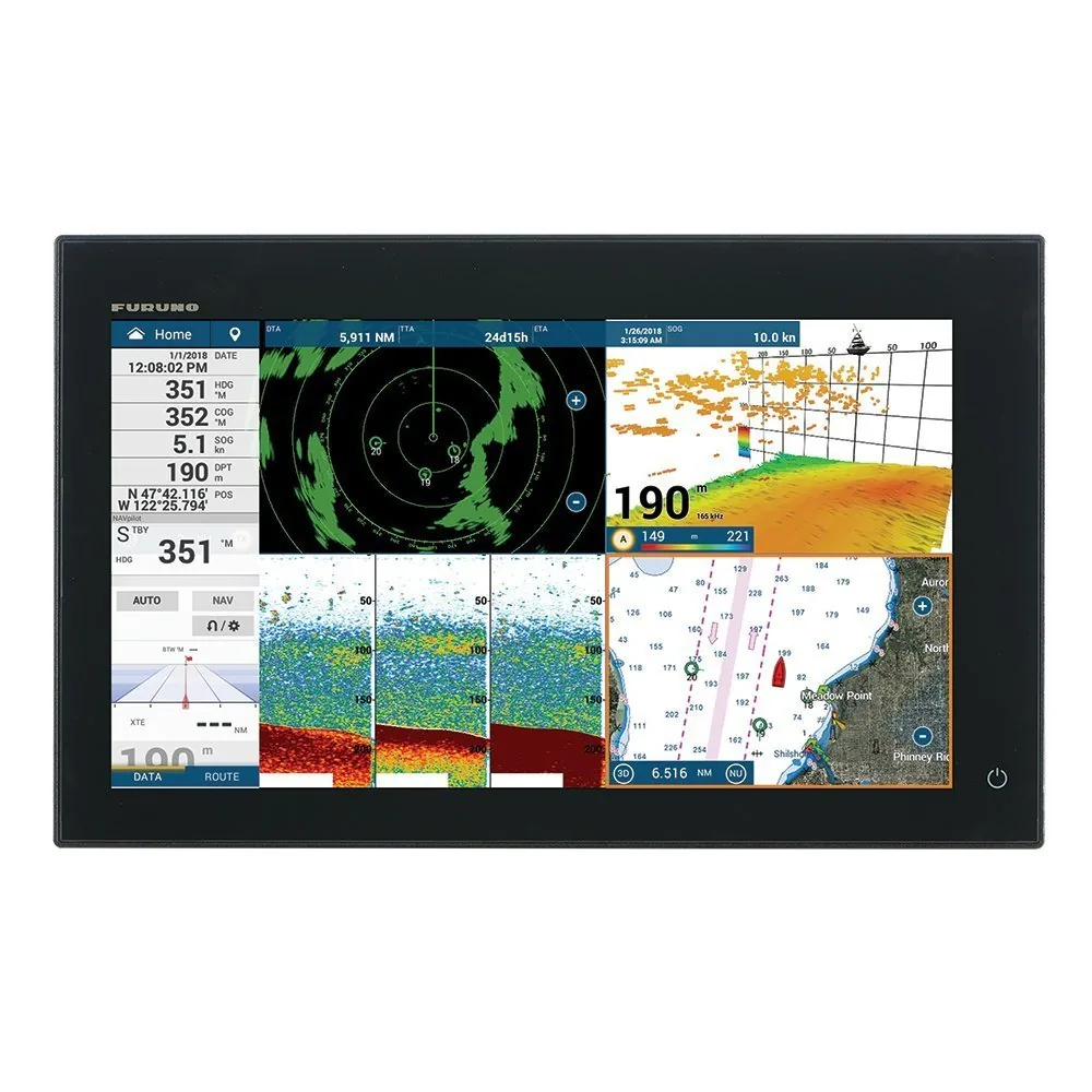 Furuno NavNet TZtouch3 16 MFD w/1kW Dual Channel CHIRP Sounder & Internal GPS