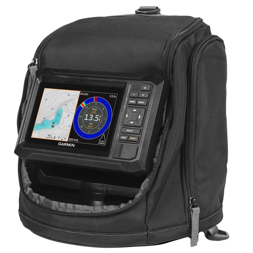 Garmin ECHOMAP UHD2 Keyed 5 cv Ice Fishing Bundle w/ECHOMAP UHD2 53cv & Dual Beam-IF Transducer