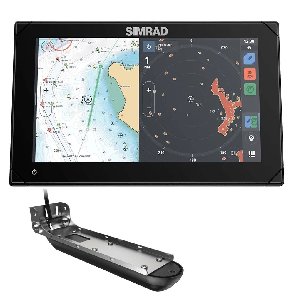 Simrad NSX 3009 9 Combo Chartplotter & Fishfinder w/Active Imaging 3-in-1 Transducer