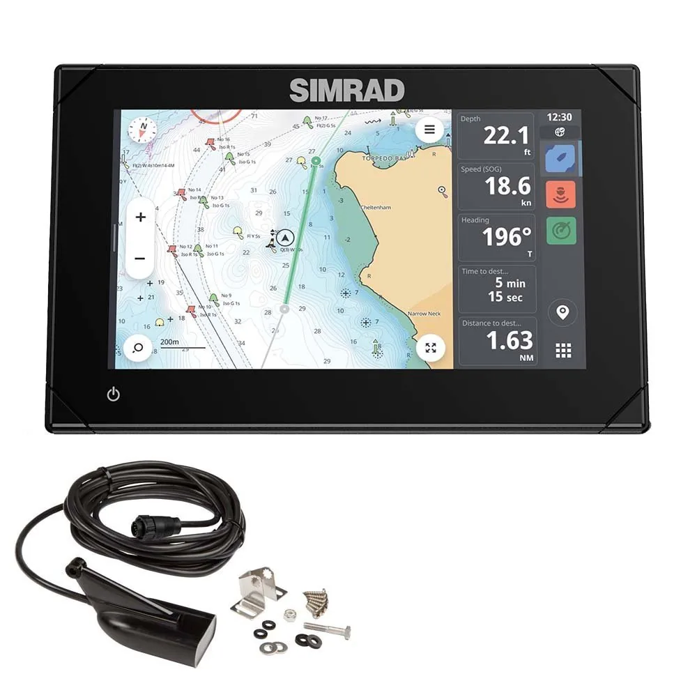 Simrad NSX 3007 7 Combo Chartplotter & Fishfinder w/HDI Transducer