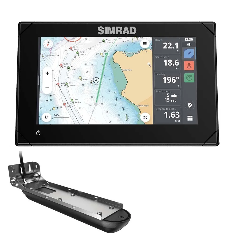 Simrad NSX 3007 7 Combo Chartplotter & Fishfinder w/Active Imaging 3-in-1 Transducer