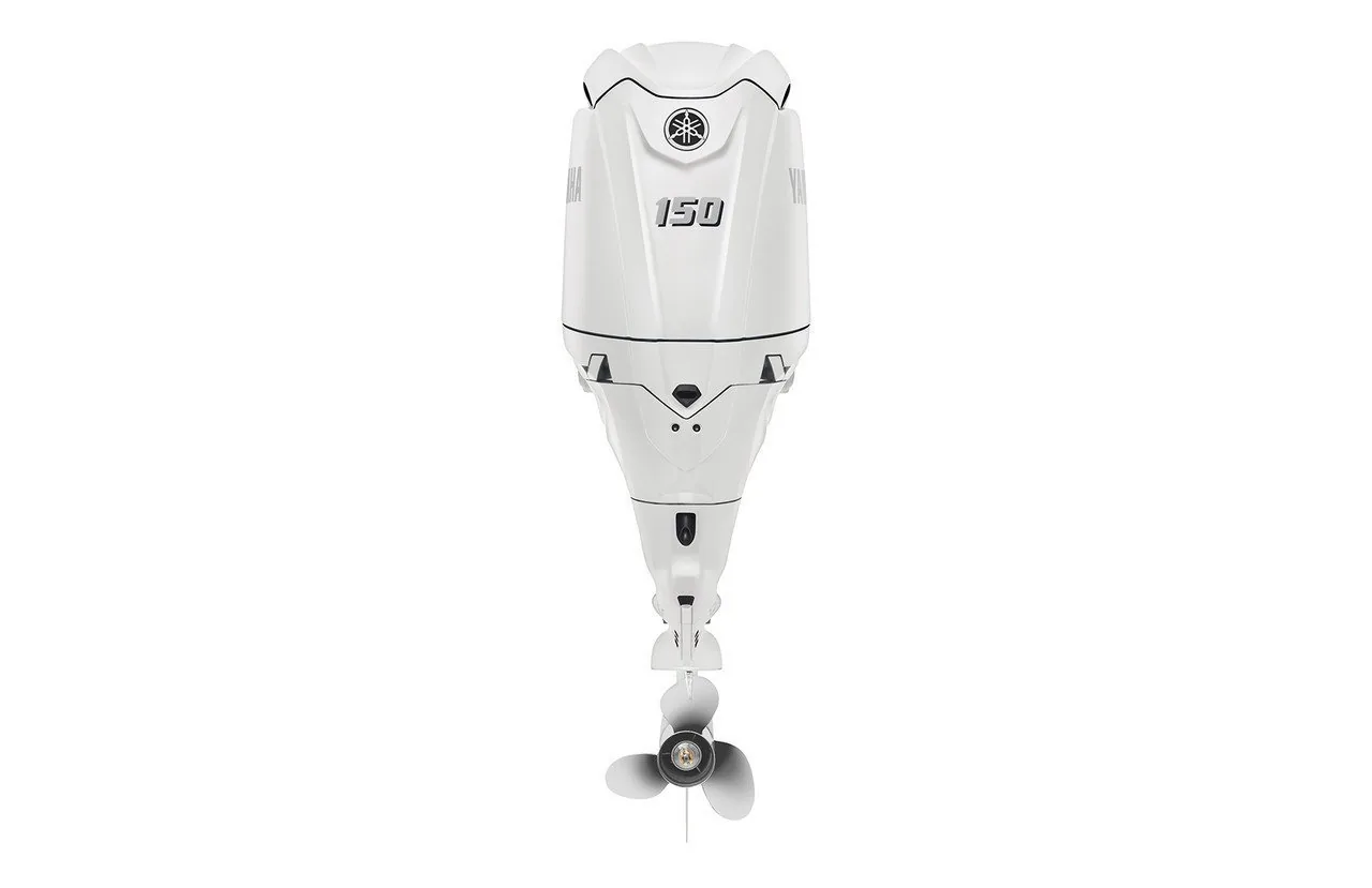 Yamaha LF150XSA2 150HP in White DEC 25″ Shaft Counter Rotation