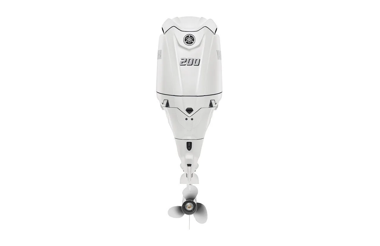 Yamaha LF200XSA2 200HP in White DEC 25″ Shaft Counter Rotation