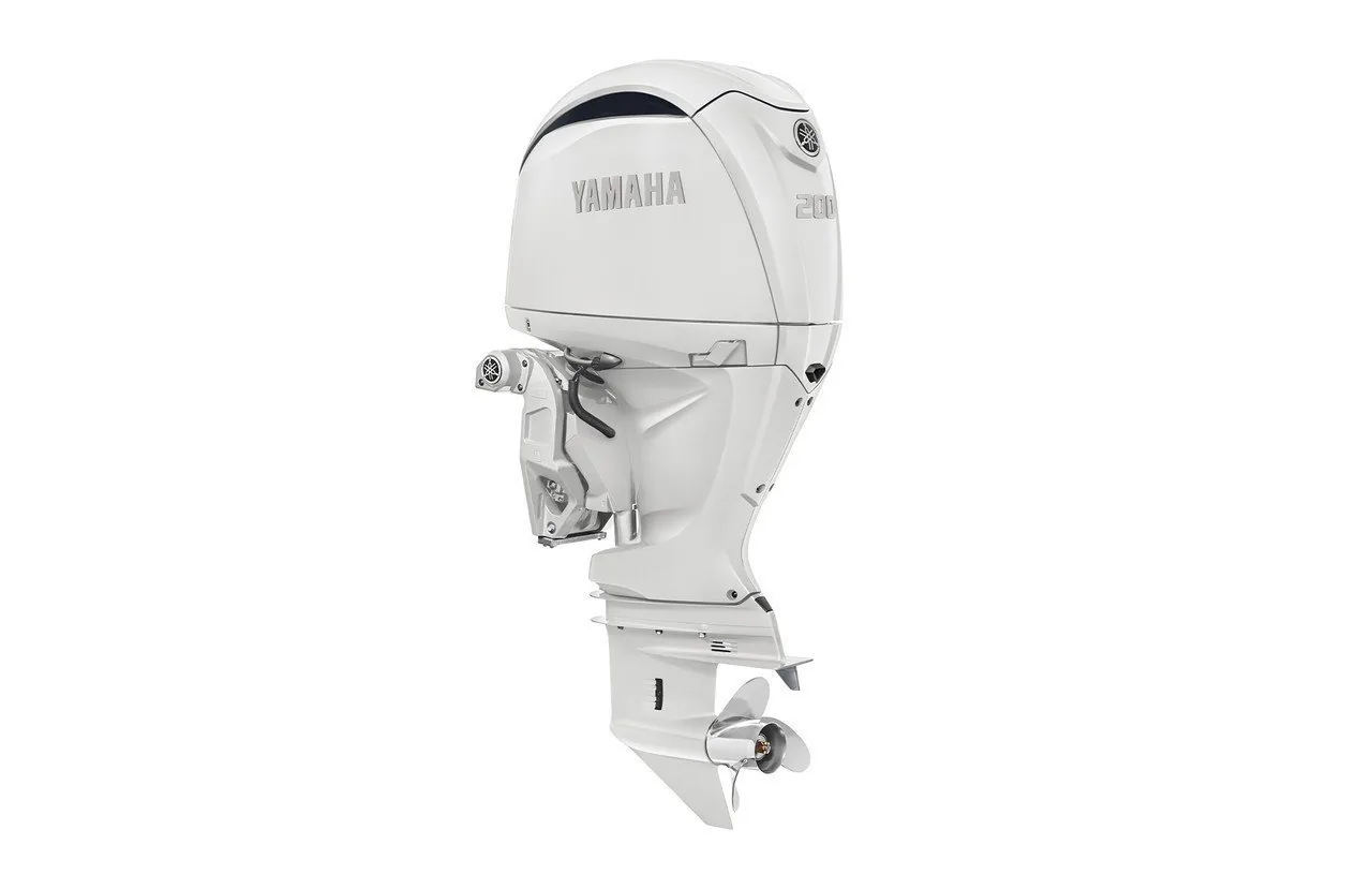 Yamaha LF200XSA2 200HP in White DEC 25″ Shaft Counter Rotation
