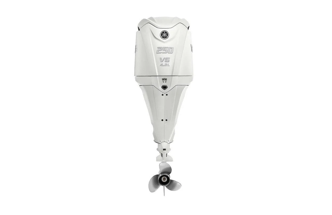 Yamaha F250XSB2 250HP – DEC 25″ Shaft Standard Rotation in White