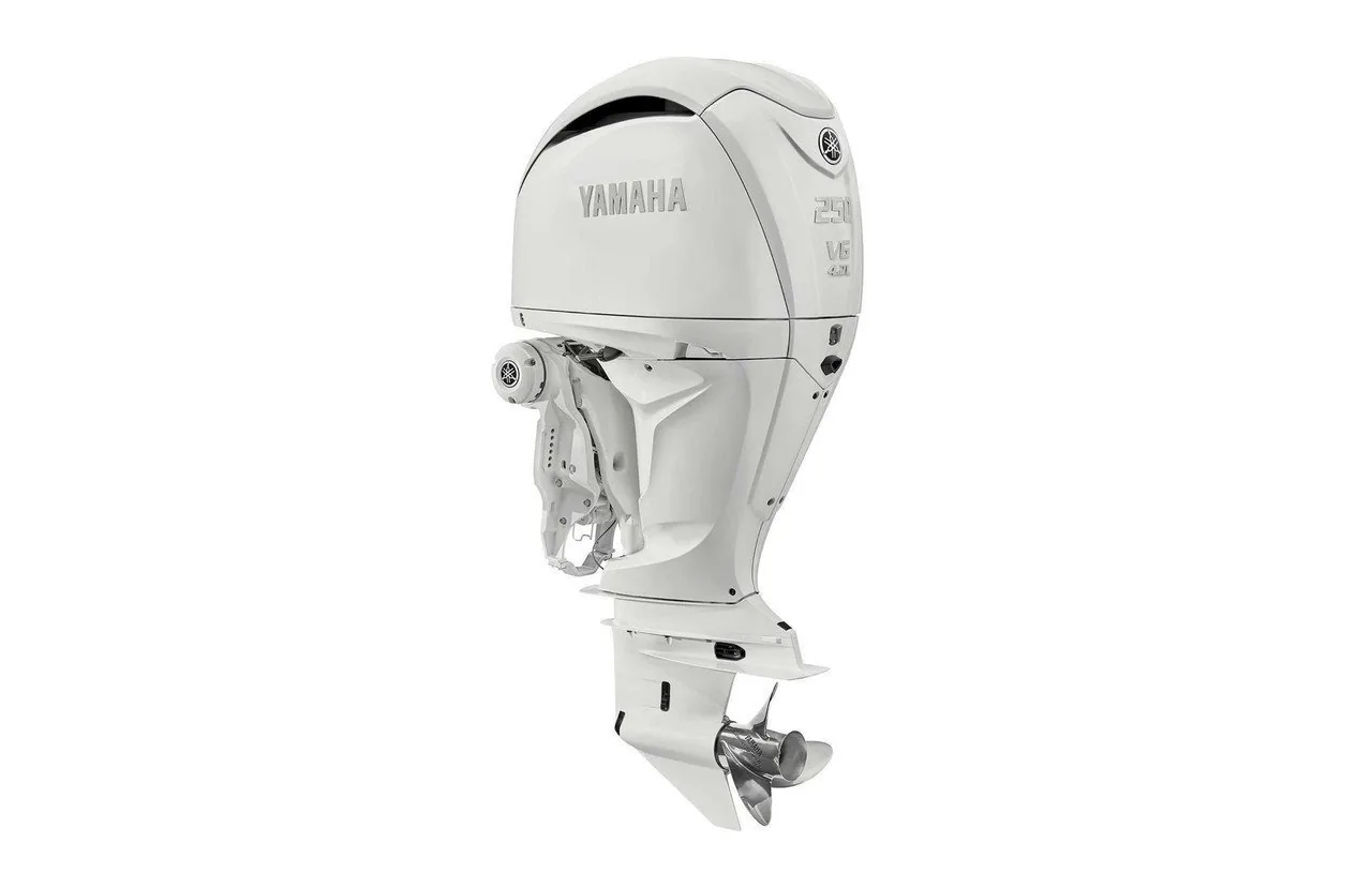 Yamaha F250ESB2 250HP – DEC 35″ Shaft Standard Rotation in White