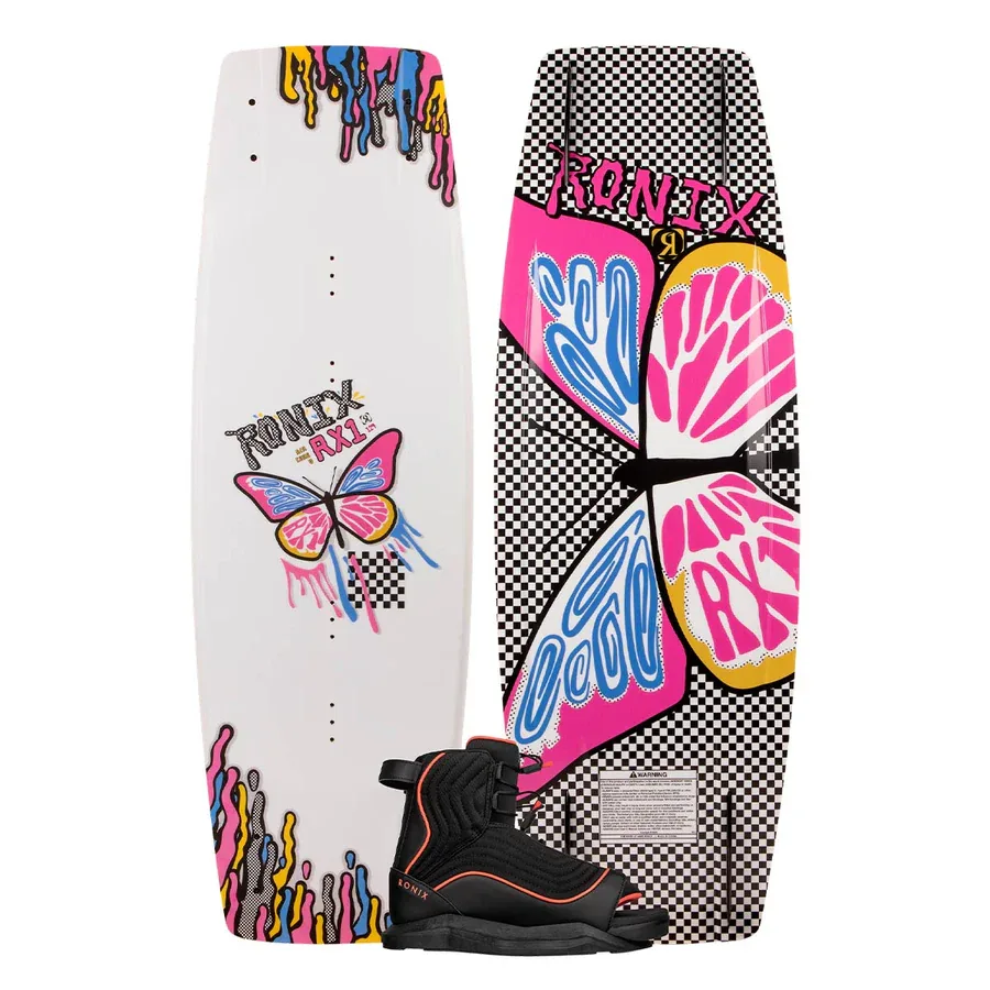 Ronix Girl’s RX1 Wakeboard w/ Luxe Bindings