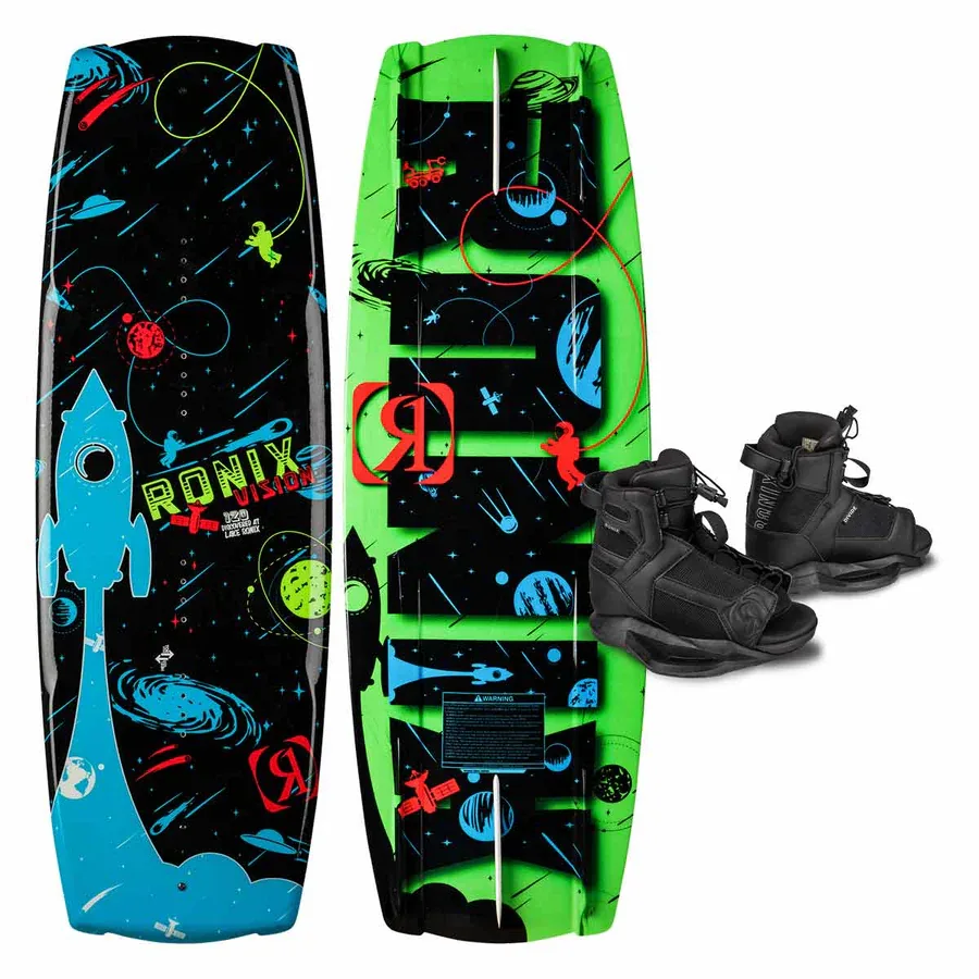 Ronix Kid’s Vision Wakeboard w/ Kid’s Divide Bindings