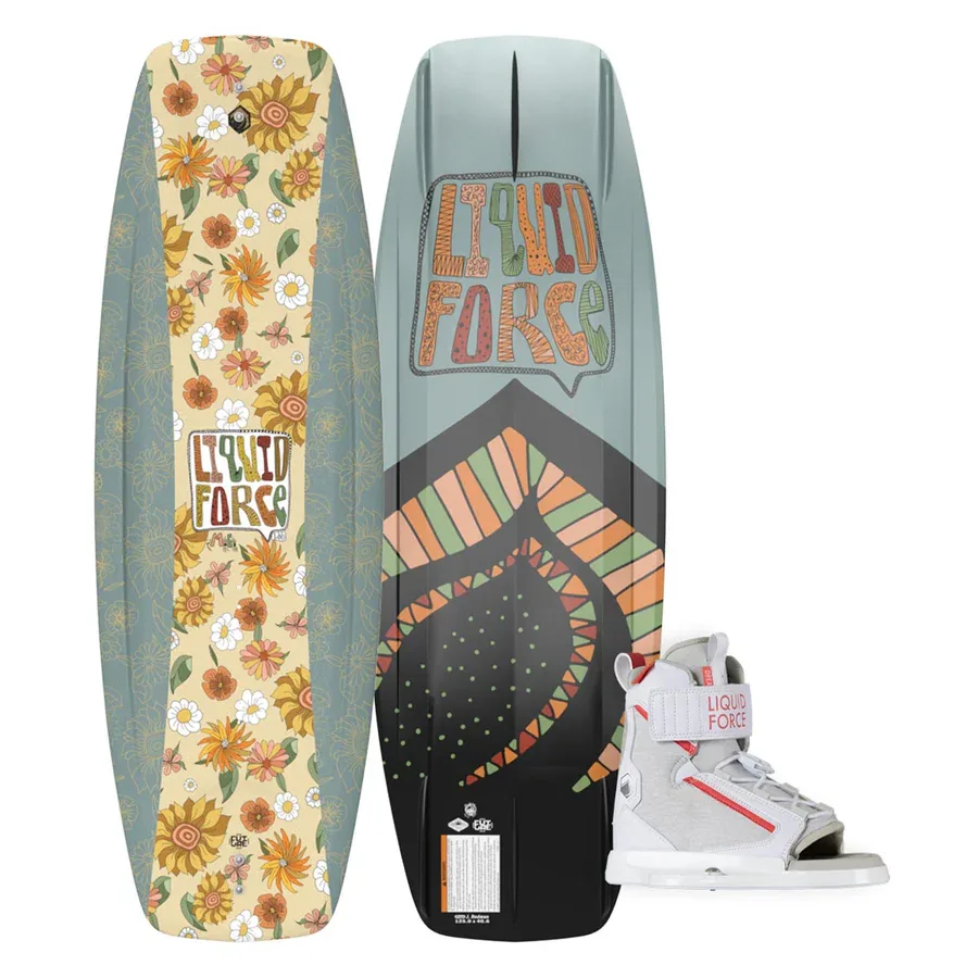 Liquid Force Girl’s ME FS Wakeboard w/ Dream Bindings