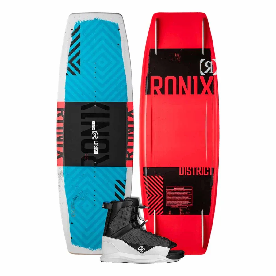 Ronix Boy’s District Wakeboard w/ District Bindings