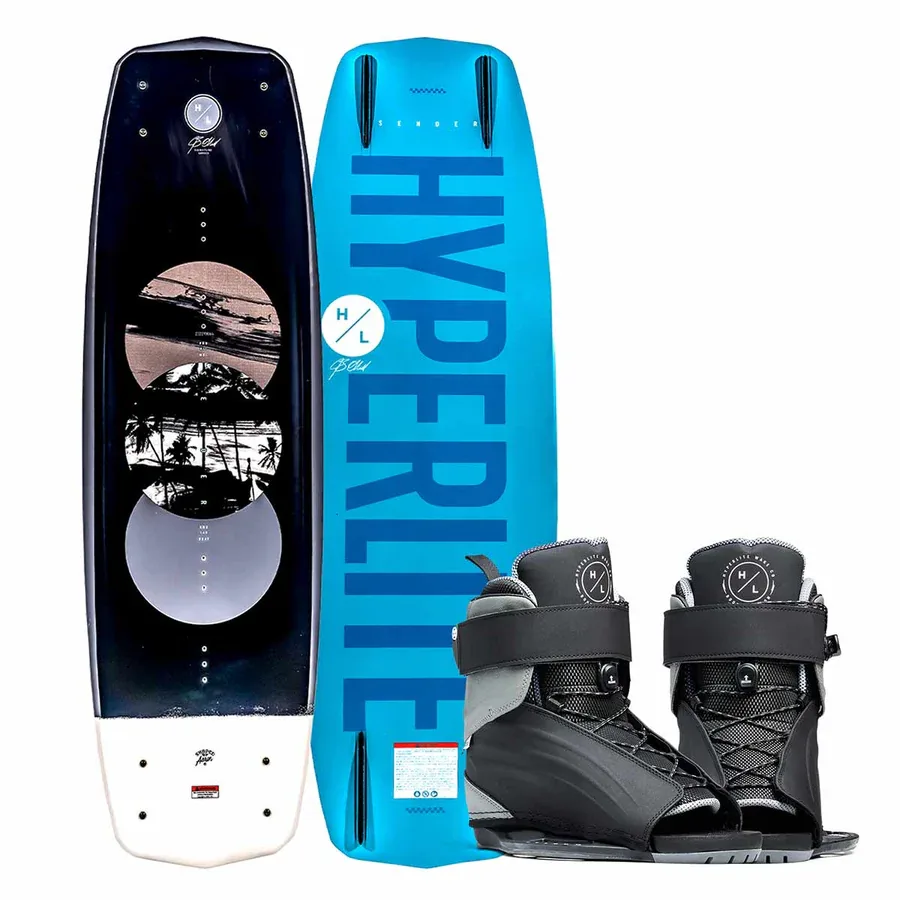 Hyperlite Sender Wakeboard w/ Session Bindings