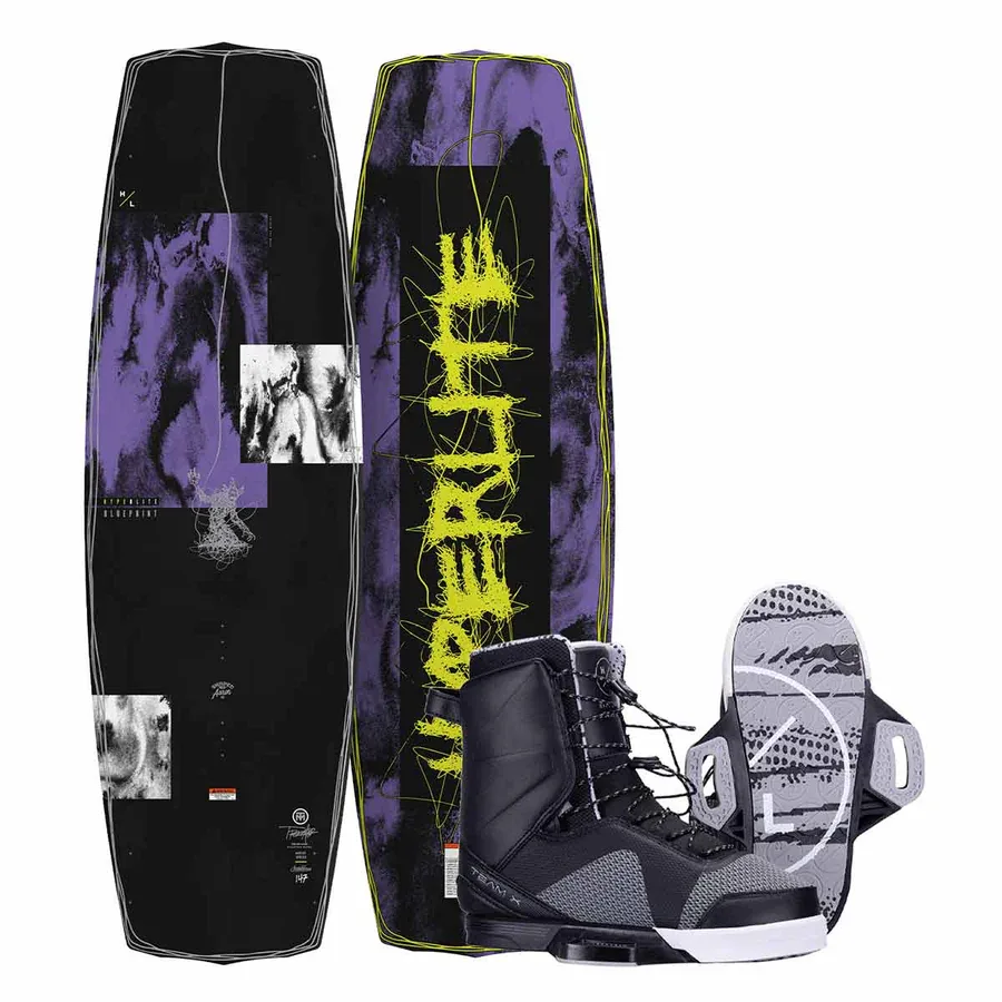 Hyperlite Blueprint Wakeboard w/ Team X Bindings