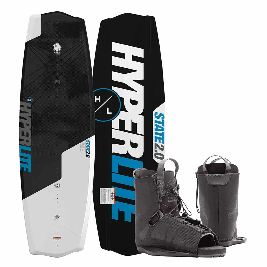 Hyperlite State 2.0 Wakeboard w/ Frequency Bindings