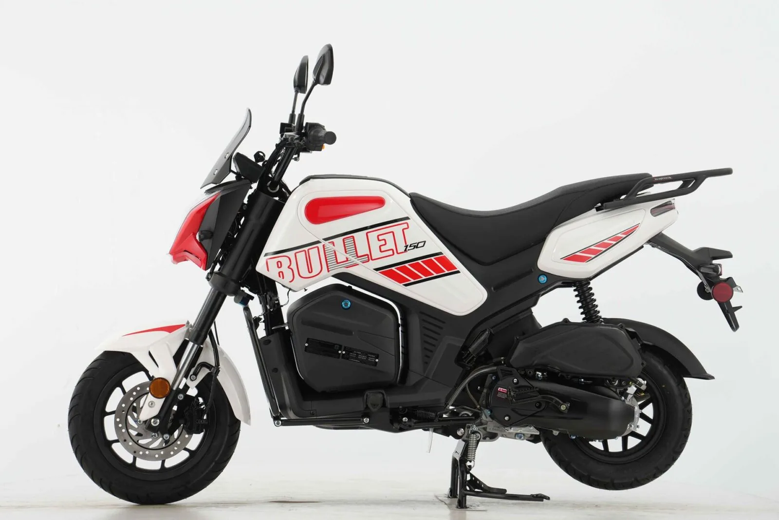 Vitacci BULLET 150cc Motorscooter, Automatic Transmission, 4-Stroke, 1-Cylinder, Forced-Air-Cooled, Electric & Kick Start – Coming Soon
