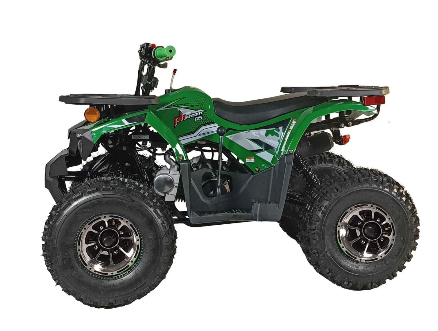 Vitacci PHANTOM 125cc ATV, 4-Stroke, 1-Cylinder, Air-Cooled, Electric Start, Aluminum Rims – For Ages 12+