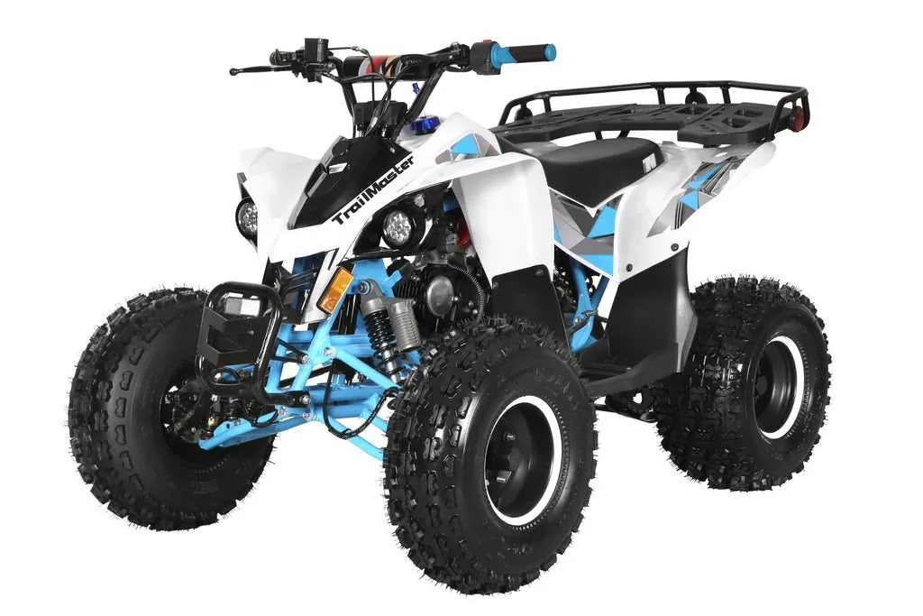 Trailmaster F125 Youth ATV, 125cc Air-Cooled Engine, Automatic with Reverse, 4-Stroke, Single Cylinder, electric start, Throttle Limiter