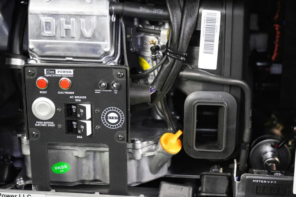 RVMP Flex Power 5500 Watt Dual Fuel Inverter RV Generator 5500i