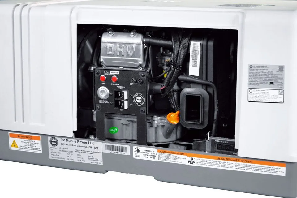 RVMP Flex Power 5500 Watt Dual Fuel Inverter RV Generator 5500i
