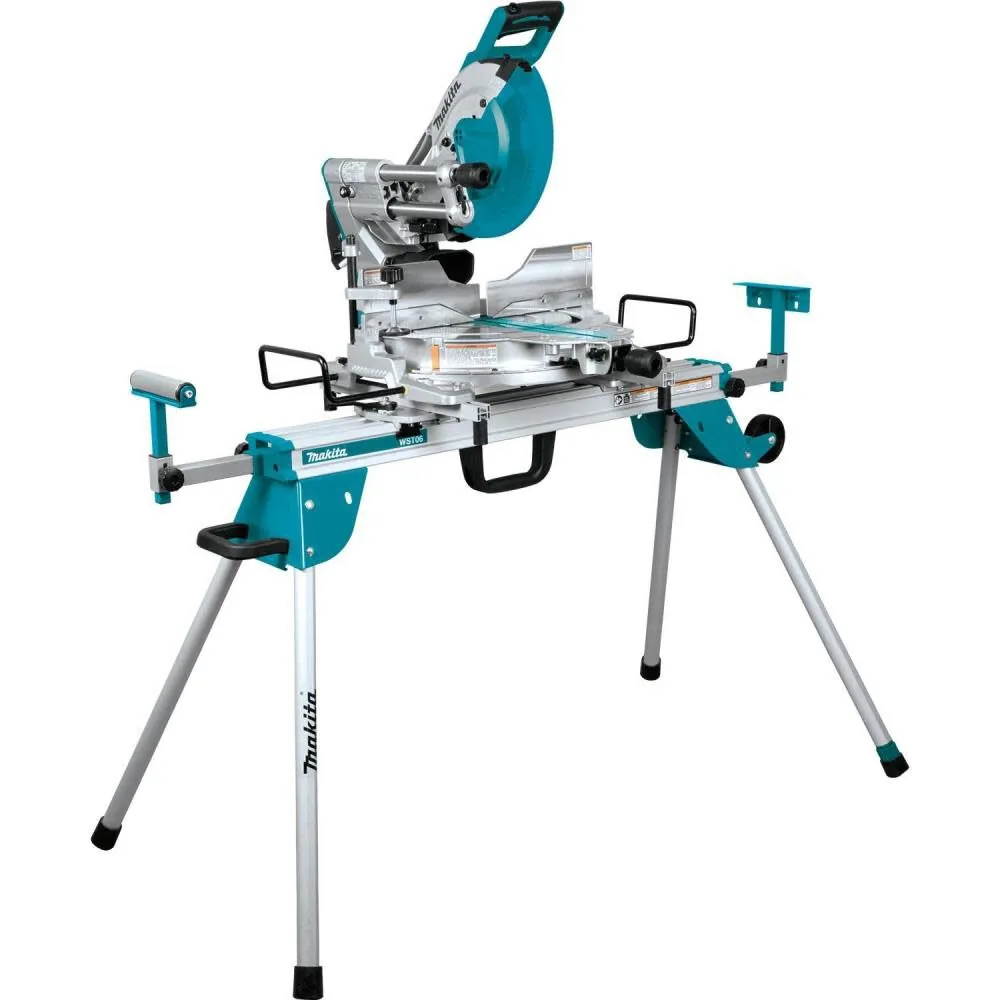 Makita 12in Dual-Bevel Sliding Compound Miter Saw with Laser and Stand
