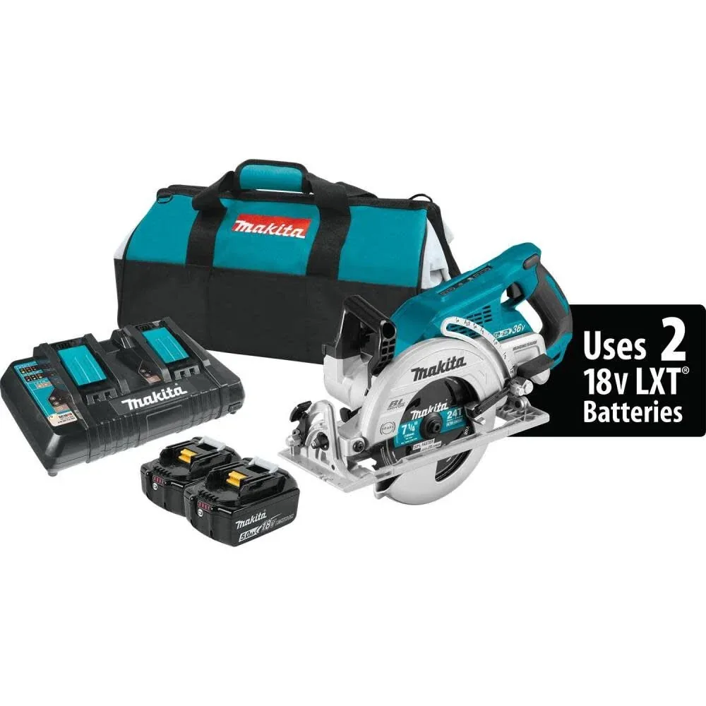 Makita 18V X2 (36V) LXT Rear Handle 7-1/4in Circular Saw Kit