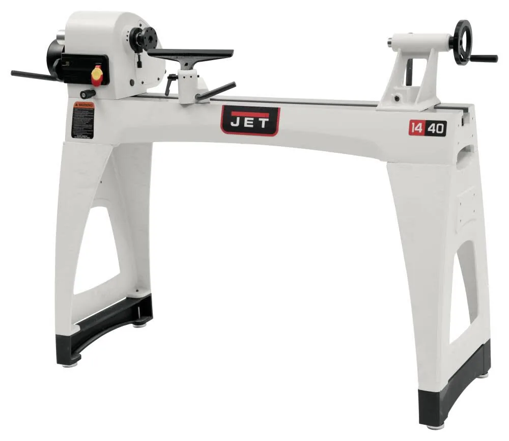 JET JWL-1440VSK 14 In. x 40 In. Wood Lathe with Legs