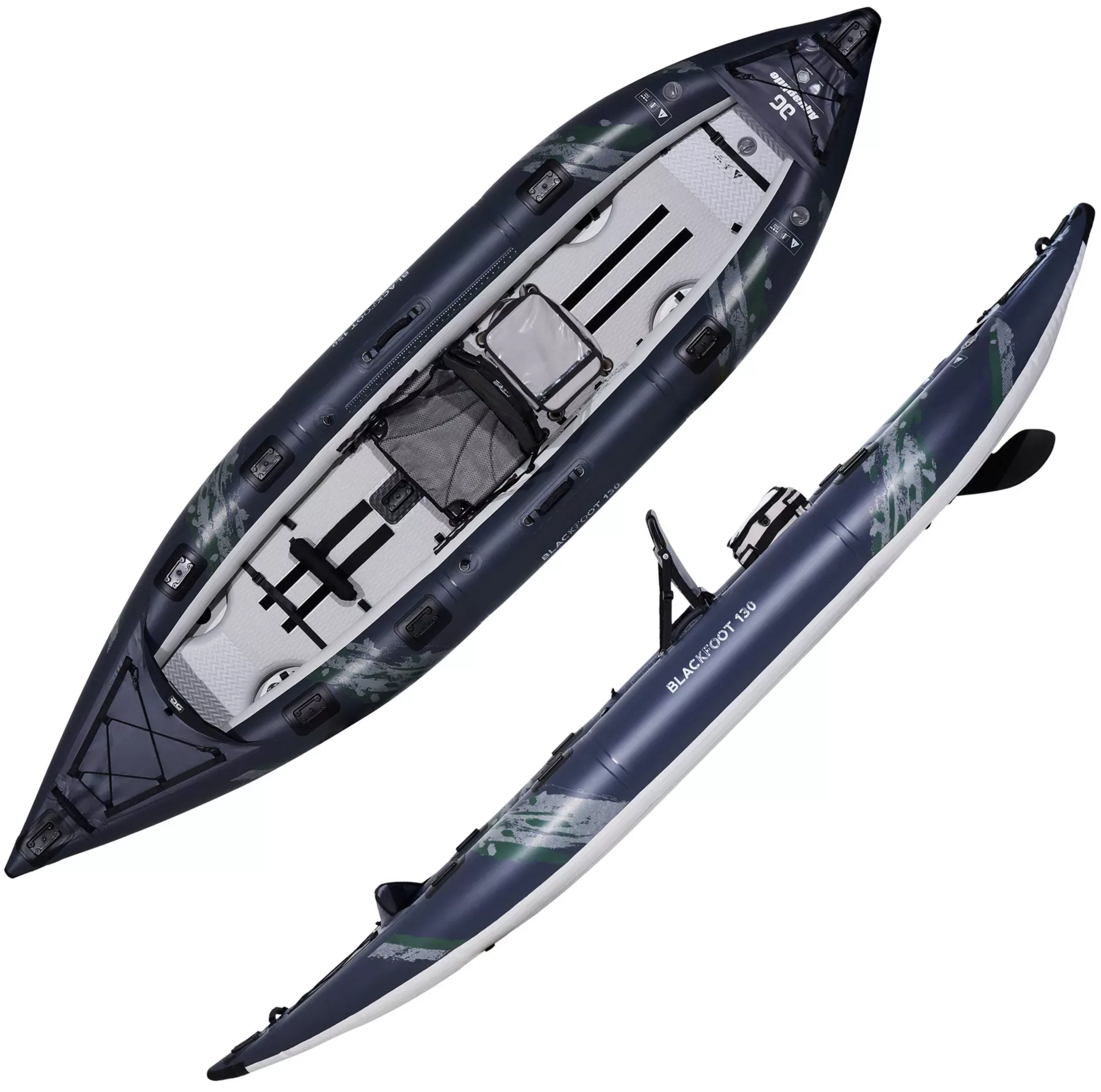 NEW Aquaglide Blackfoot Angler 130 Inflatable Kayak SALE !!