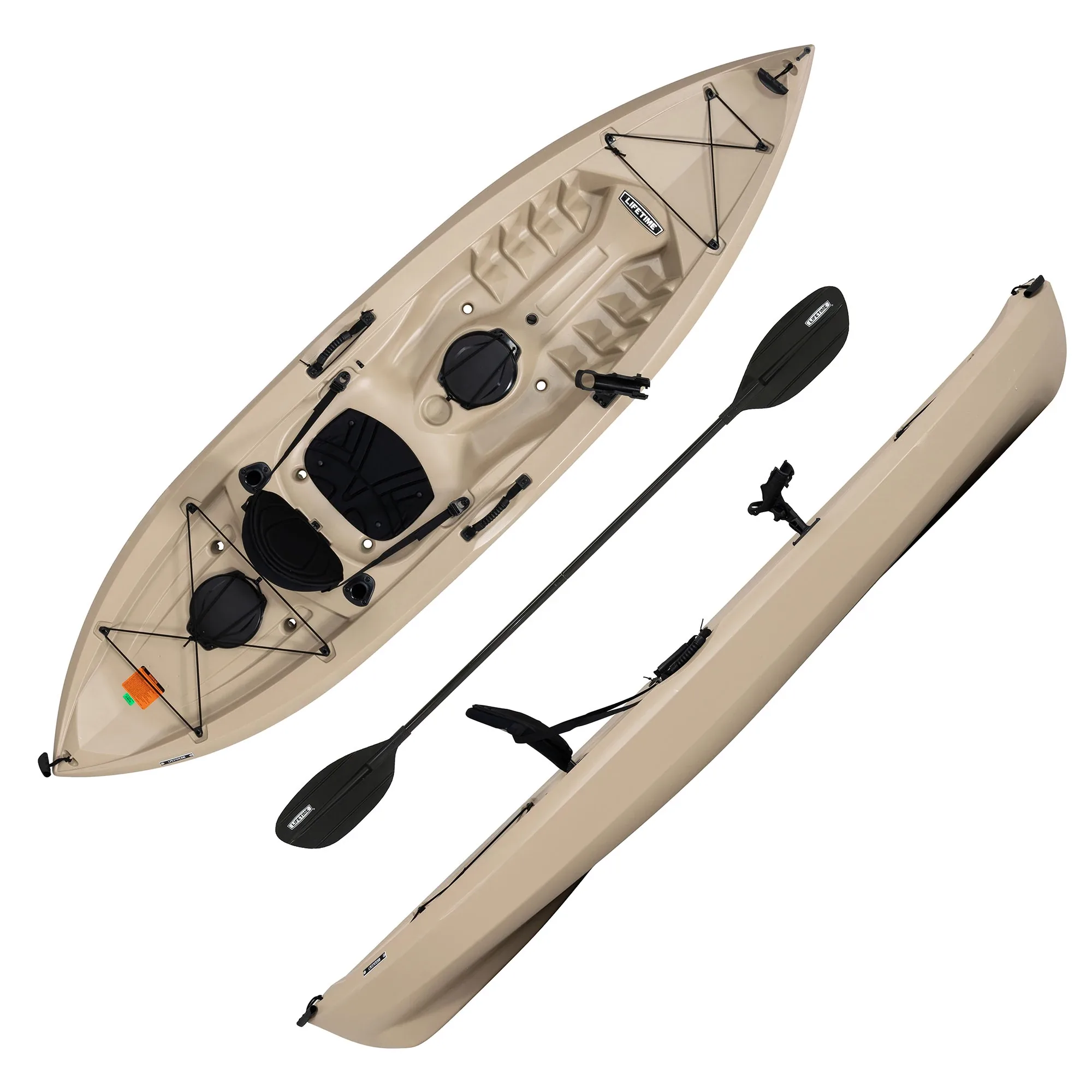 NEW Lifetime Tamarack Muskie 100 Angler Kayak with Paddle Package SALE !!