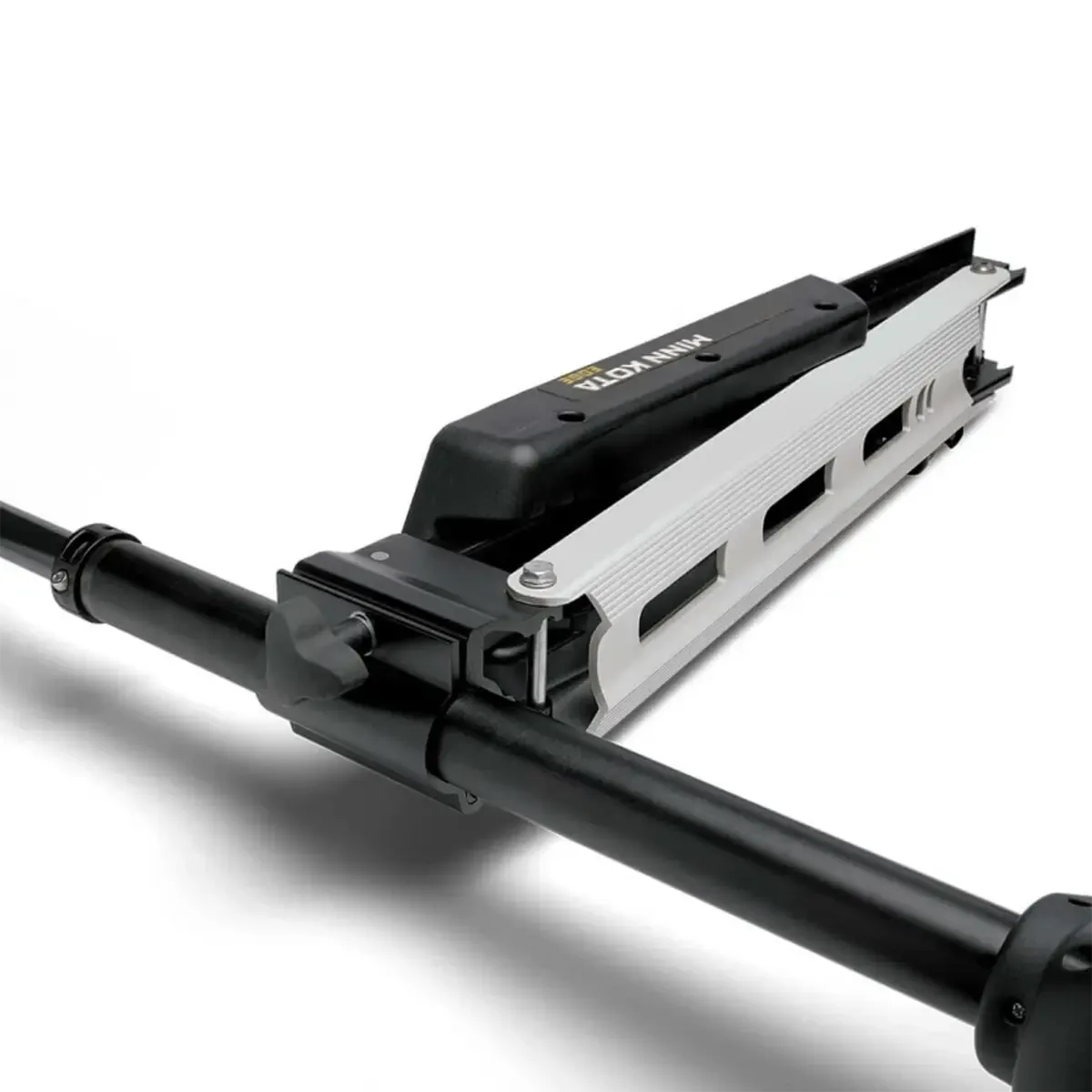 Edge bow-mount cable-steer trolling motor with foot pedal
