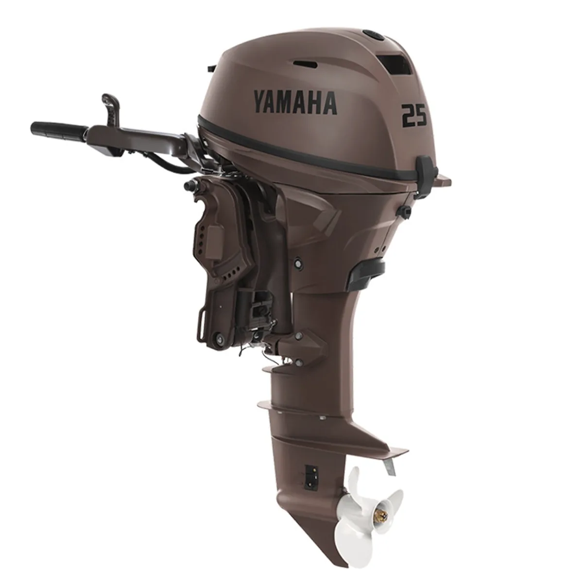 Yamaha 25HP Outboard F25SWHC3 Matte Brown