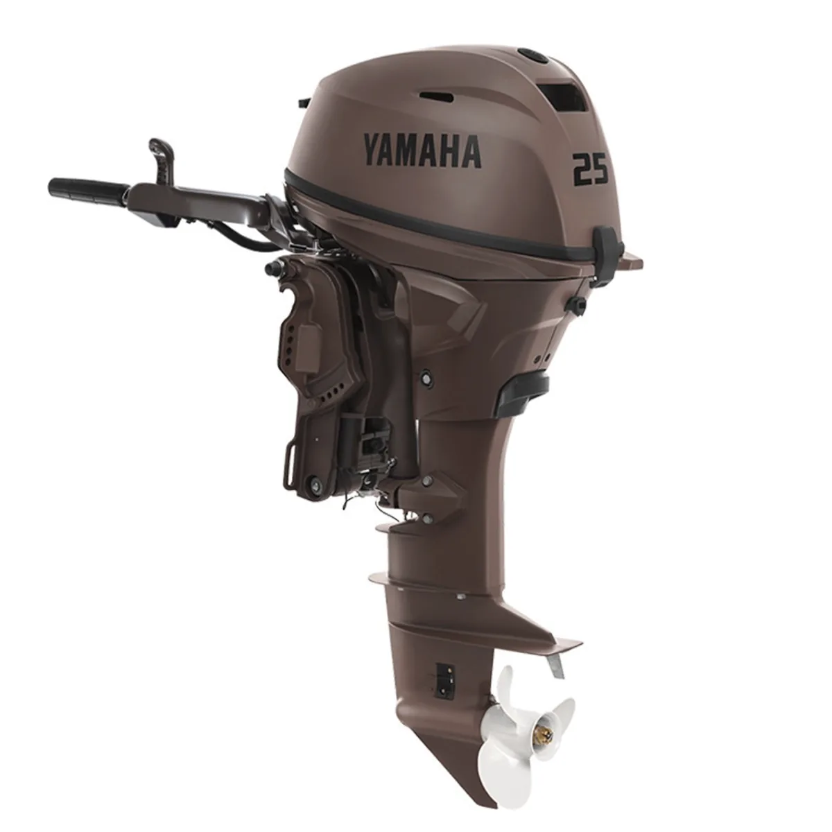 Yamaha 25HP Outboard F25LWHC3 Matte Brown