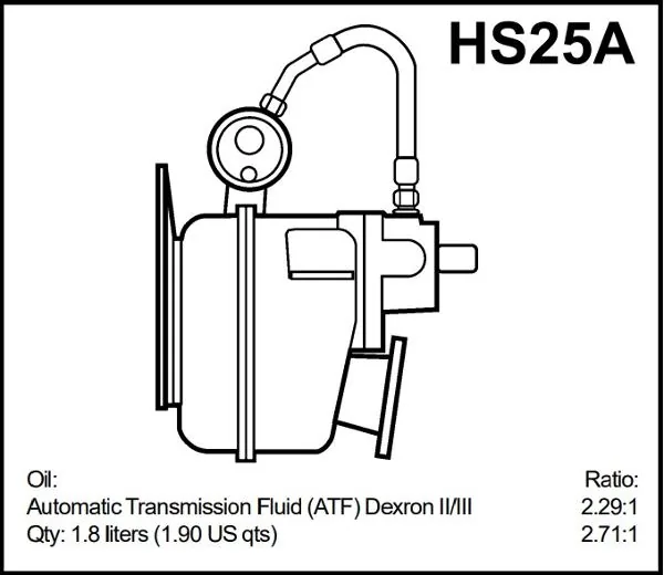 Volvo Penta HS25A 2.29 Marine Gearbox for sale