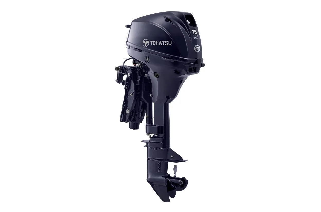 Tohatsu MFS15EEPTS 15HP Power Tilt 15" Shaft Outboard Motor