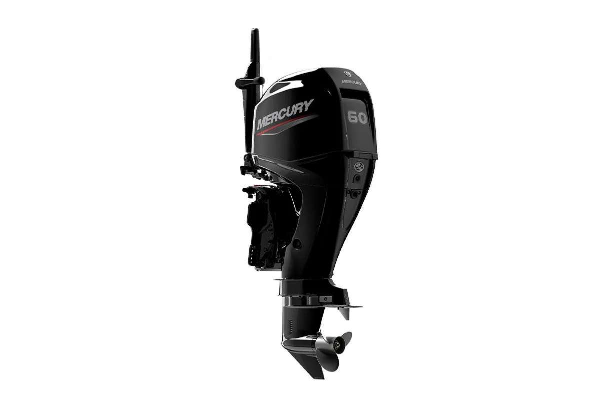 Mercury 60ELHPT 60HP Command Thrust Tiller 20" Outboard Motor