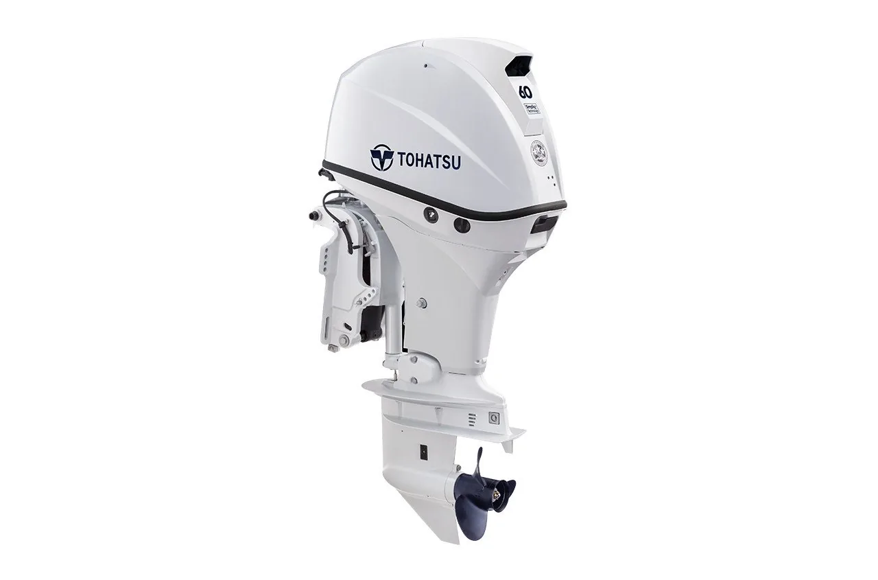 Tohatsu MFS60AWETL 60HP Beluga White 20" Outboard Motor