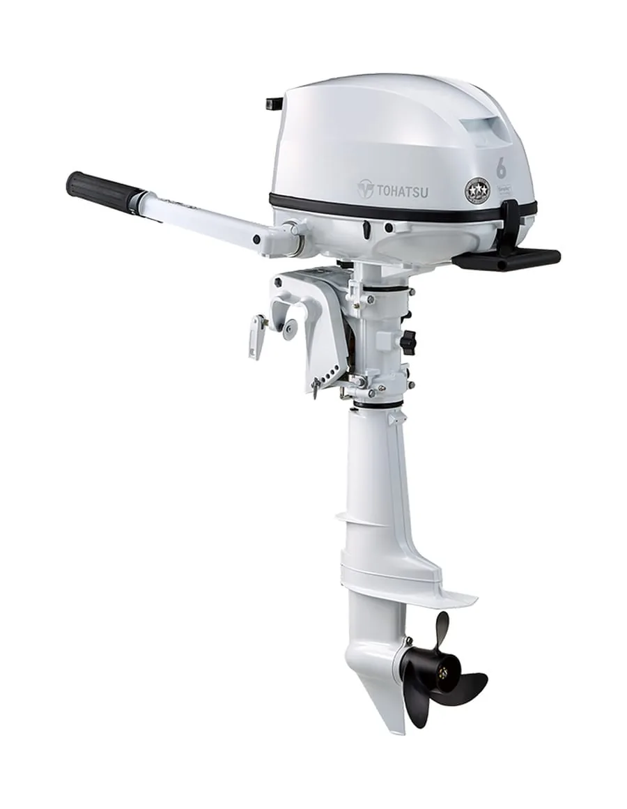 Tohatsu MFS6DWS 6HP 4-Stroke 15" Shaft Outboard Motor
