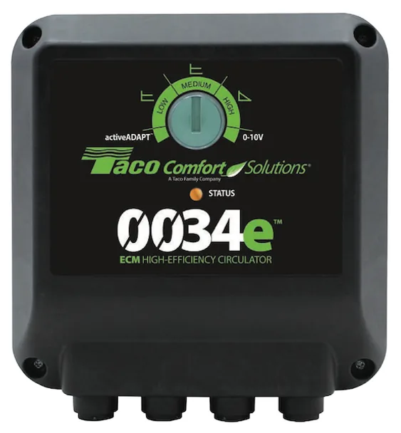 Taco 0034e-F2 ECM High Efficiency Circulator Pump Analog