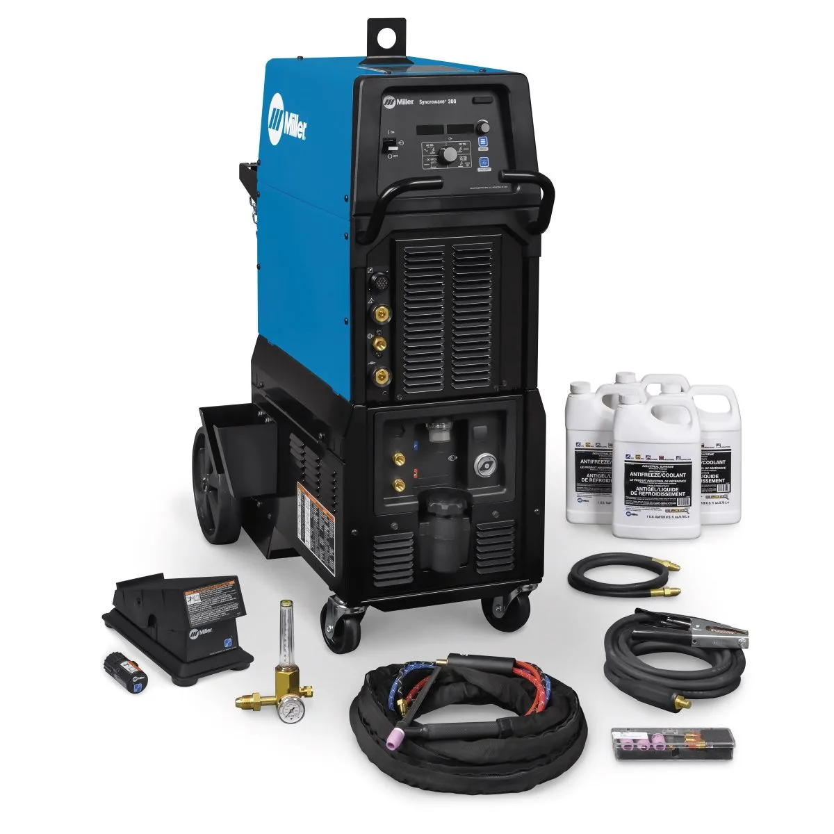 Miller Syncrowave 300 AC DC TIG Stick Welder Wireless Foot Control 951872