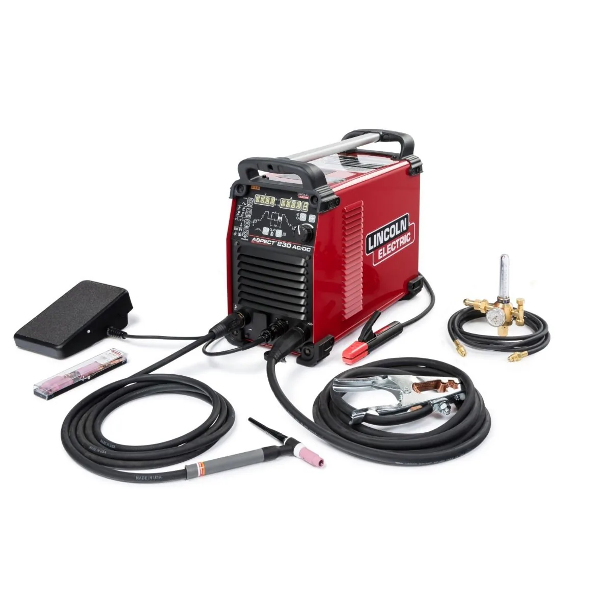 Lincoln Aspect 230 AC DC TIG Welder Air Cooled One Pak K4341-1