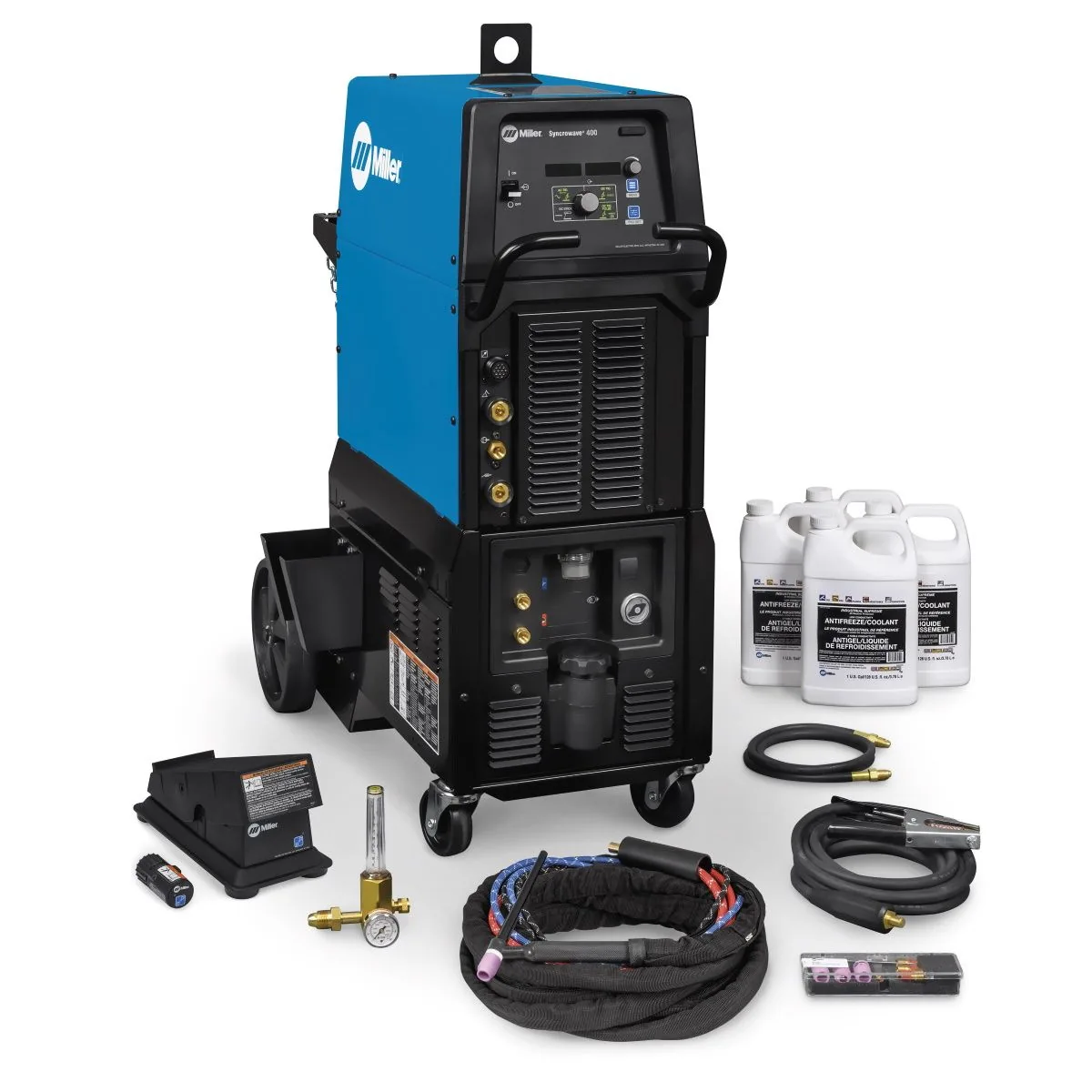 Miller Syncrowave 400 AC DC TIG Stick Welder Wireless Foot Control 951873