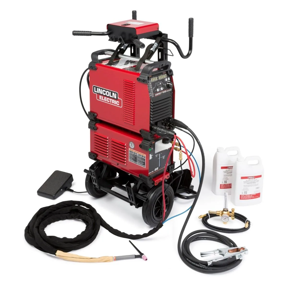 Lincoln Aspect 230 AC DC TIG Welder Water Cooled One Pak K4342-1
