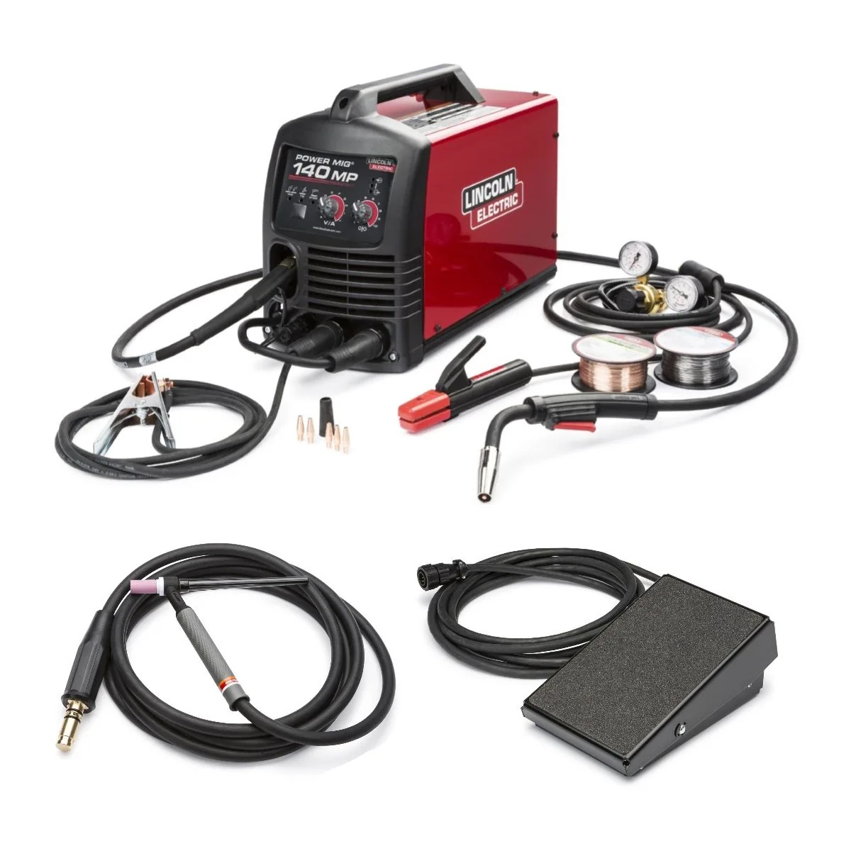 Lincoln Power MIG 140 MP Multi Process TIG One Pak K4499-1
