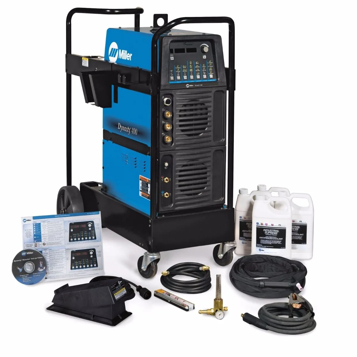 Miller Dynasty 400 TIG Welder Complete Package Foot Control