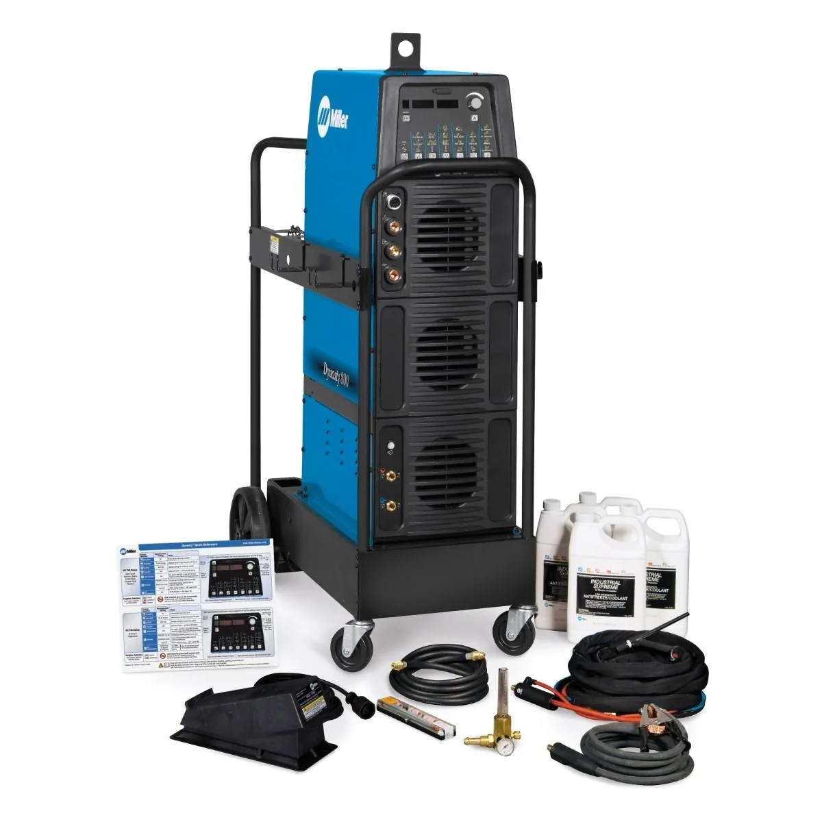 Miller Dynasty 800 TIG Welder Water Cooled Package Foot Control 951696
