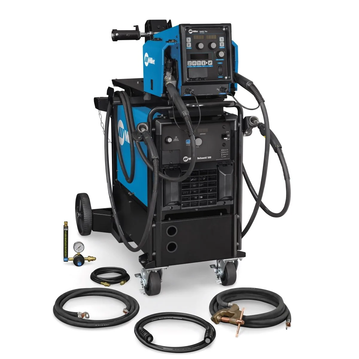 Miller Deltaweld 500 MIGRunner Dual Intellx Pro Feeder 230 460V
