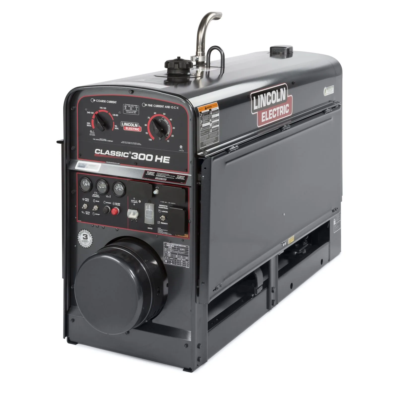 Lincoln Classic 300 HE Kubota T4 Welder Generator K3198-1