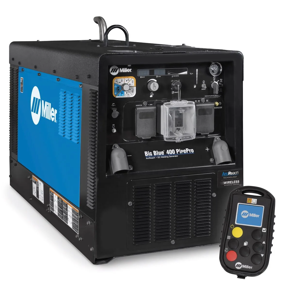 Miller Big Blue 400 PipePro Mitsubishi Diesel Welder Generator