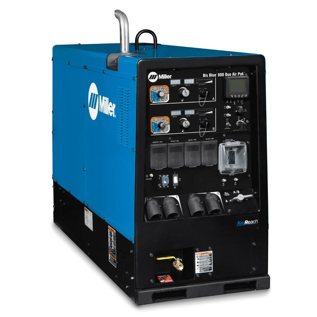 Miller Big Blue 800 Duo Air Pak ArcReach Welder Generator