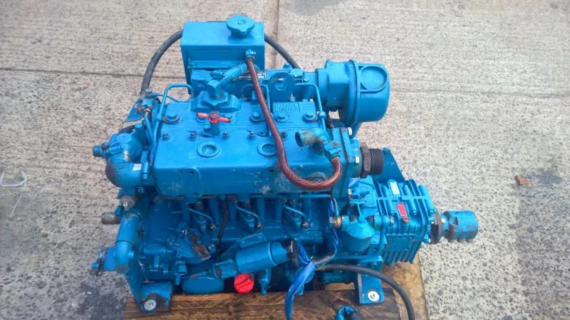 Used Lister LPW3 29HP Keel Cooled Marine Diesel Engine3