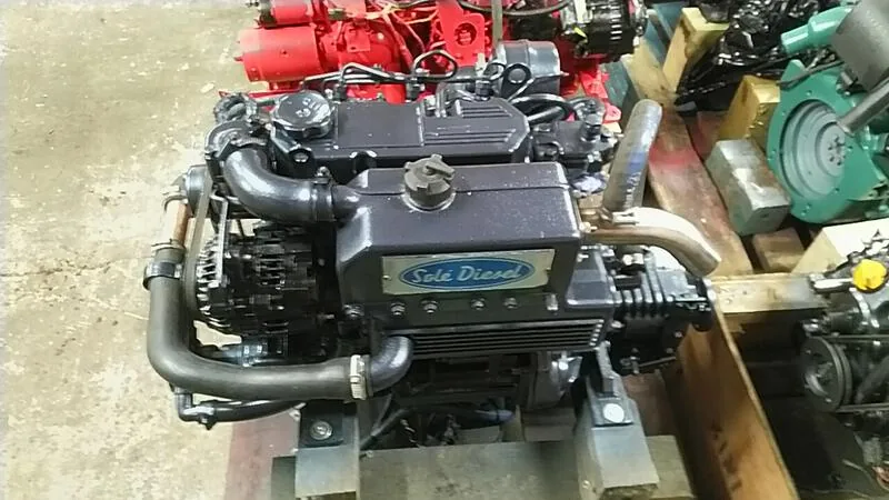 Used Sole Mini 33 31HP Marine Diesel Engine